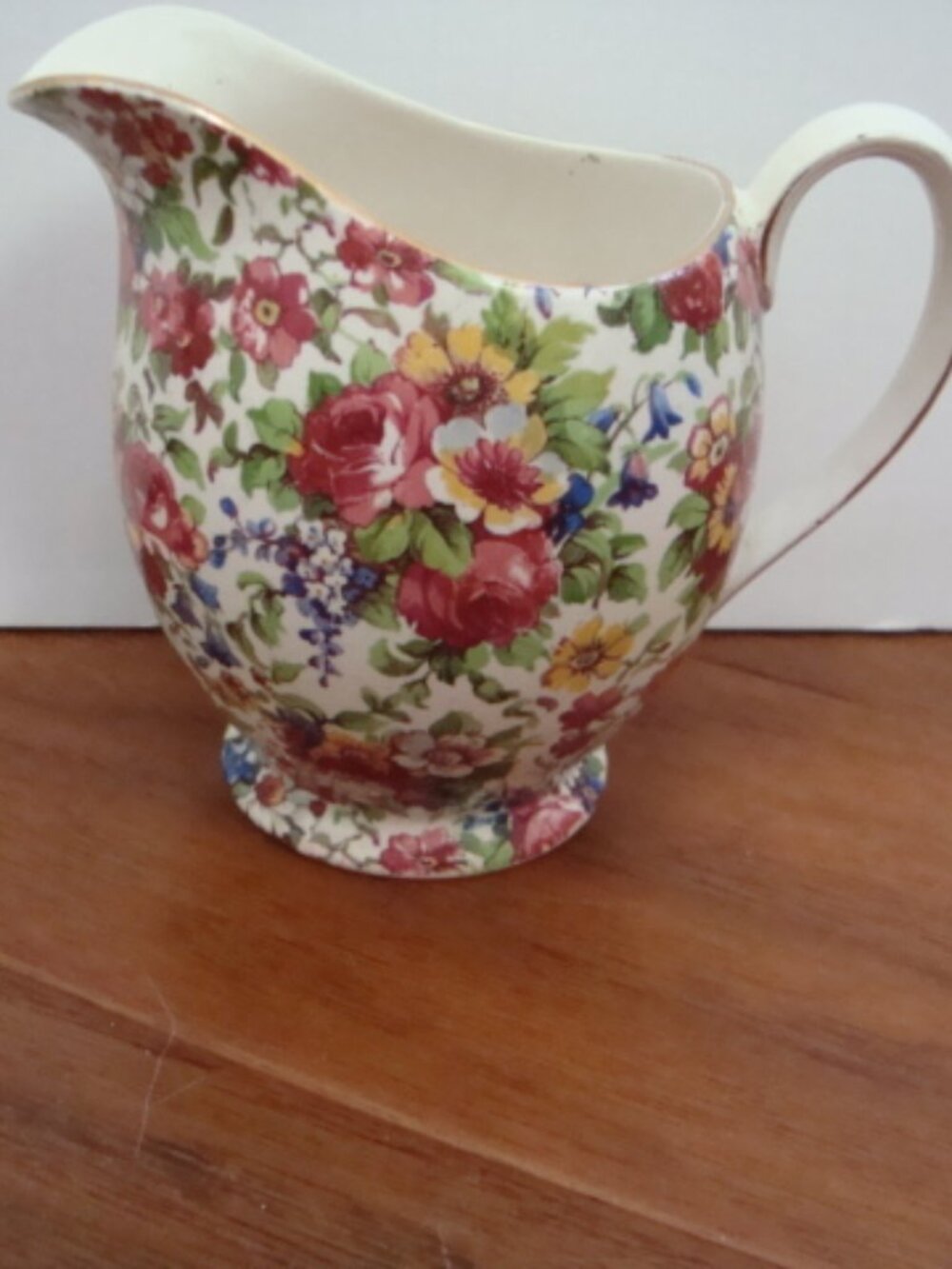 1940s Royal Winton Summertime made in England Small Pitcher Creamer